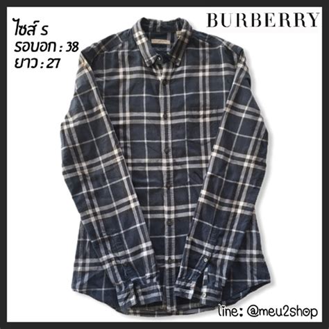 เสื้อลายสก๊อต burberry|Burberry .